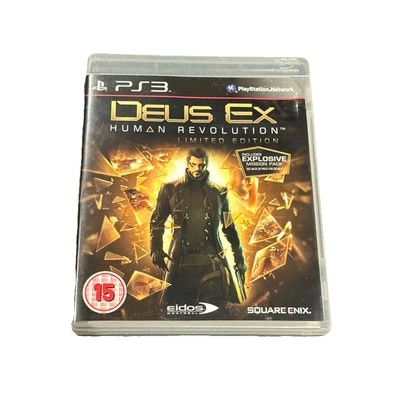 Deus Ex Human Revolution Limited Edition PS3 PlayStation 3 PAL Game With Manual - Image 1 of 4