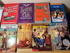 Vintage Lot Of 8 New And Used Young Adult Novels Paperbacks Scholastic - Picture 1 of 12