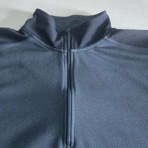 LL Bean Herren XL blau 1/4 Zip Pullover leicht Wandern - Bild 1 von 10