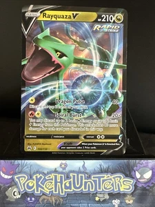 Pokemon Card Rayquaza V 100/159 Crown Zenith Near Half Art Near Mint - Picture 1 of 2