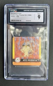 Pokemon Karte 1999 Action Flipz Premier Edition Holo Meowth/Persisch #28.	CGC 9 - Bild 1 von 3