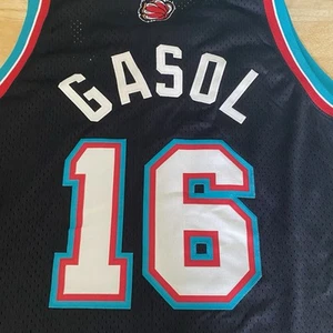 Vintage Pau Gasol Memphis Grizzlies Nike Throwback NBA Jersey Mens 2XL - Picture 1 of 19