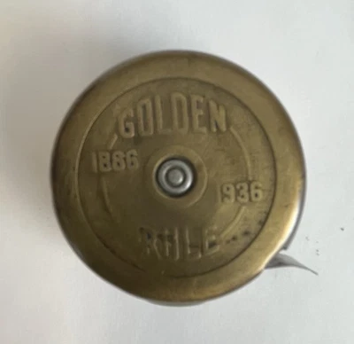 Vintage 1936 Craftsman 1886-1936 50 Years Of Value Golden Rule 6’ Tape Measure - Image 1 of 4