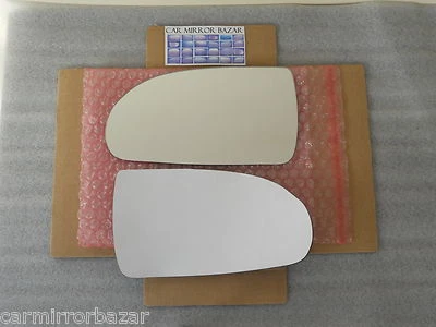 Vidrio espejo D156L + almohadilla adhesiva para Hyundai Elantra 2007-2010 lado del conductor LH Foto 1 de 2