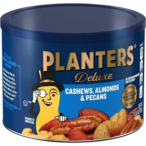 Planters Select Cashews Almonds & Pecans Nut Mix, 8.25 oz Canister Free shipping - Picture 1 of 5