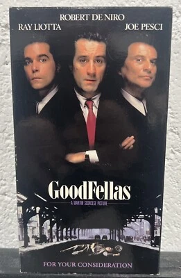 Goodfellas 1990 VHS rare Screener W/ letter From Warner Vice Pres  Foto 1 de 4