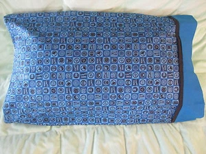 Marvel Comics Logo Blue Nova Hulk Cotton Handmade Standard Queen Pillowcase - Picture 1 of 2
