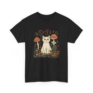 Funny Cat T-Shirt for Men & Women – Adorable Cute Cat Lover Graphic Tee - Picture 1 of 3