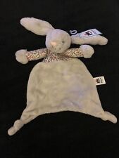 Jellycat Blossom Silver Bunny Comforter Lovey Floral Flower Gray Grey Rabbit New