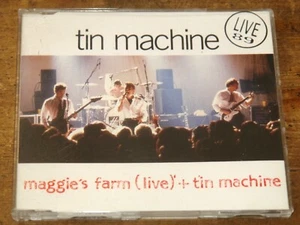 TIN MACHINE ~ MAGGIE'S FARM ~ UK 4-TRACK CD SINGLE 1989 - Picture 1 of 4