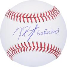 Kris Bryant Colorado Rockies Signed Baseball with "Go Rockies!" Inscription
