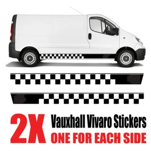 Vauxhall Vivaro Graphics stripes corsa astra Camper Van Decals Stickers vv3 - Imagen 1 de 1