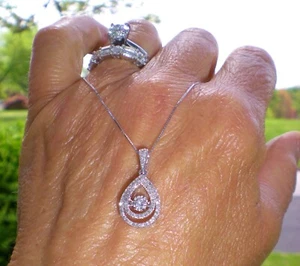 Unstoppable Love 10K WG 1/3ct Diamond Necklace 💎 KAY 💎 $1199 💎 STUNNING! - Picture 1 of 24