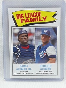 Roberto & Sandy Alomar Jr 2020 Topps Throwback Thursday - Big League Family -
