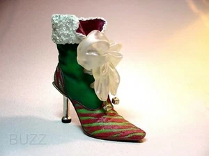 Heiligabend Ballstiefel glamourös Knöchel Fellbesatz Club Exclsiv genau der richtige Schuh - Bild 1 von 3