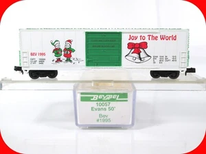 N Scale ****JOY to the WORLD**** CHRISTMAS 50' Box Car -- 1995 --- Bev-Bel 10057 - Picture 1 of 4