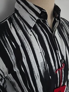 HUGO BOSS RED TAG MULTI Men's CASUAL SLIM FIT SHIRT SIZE M - Picture 1 of 16