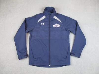 Under Armour Jacket Adult Medium Blue Full Zip Windbreaker Outdoor Soccer Men * - Image 1 of 4