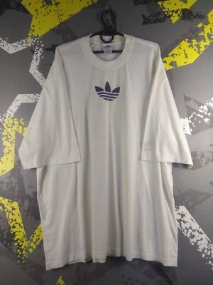 Adidas Vintage Jersey Casual Shirt White Big Logo 90s Trikot Men Size 2XL ig93 - Image 1 of 4