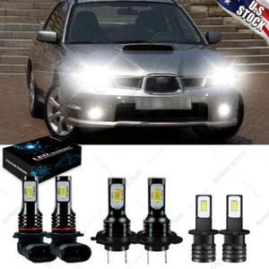 For Subaru Impreza 2006-2007 - LED Headlight Bulbs High Low Beam + Fog Light Kit - Picture 1 of 12