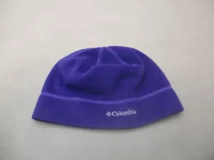 Columbia Größe L lila blau Fleece Winter Outdoor Sport Beanie Mütze 3P - Bild 1 von 6