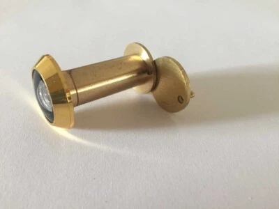 Pedret Door Viewer 200 Degree Brass Finish - image 1 of 3