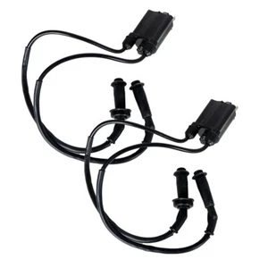 2Pcs Ignition Coil & Spark Plug Cap For HONDA Shadow 1100 VT1100 1987-2007 USA - Picture 1 of 9