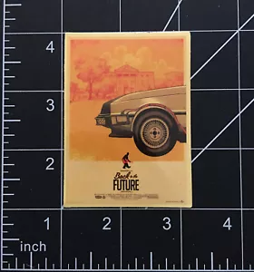 Back to the Future Vinyl Sticker Michael J Fox Steven Spielberg Movie Poster - Picture 1 of 2