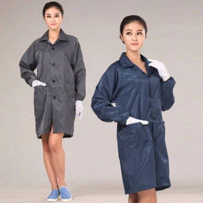 Unisex ESD-Safe Econoshield Anti-static LAB Smock Clothes Coat Jacket M-4XL - Image 1 of 4