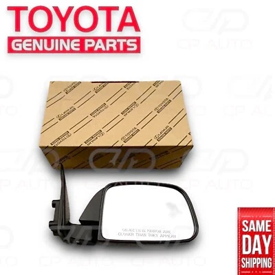89 - 95 TOYOTA PICKUP TRUCK FRONT RIGHT PASSENGER DOOR MIRROR BLACK OEM NEW - Image 1 of 4