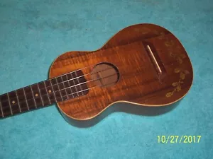 Vintage 1920's 30's Lyon & Healy Uke Flamed Koa Wood 4 string soprano Ukulele - Picture 1 of 12