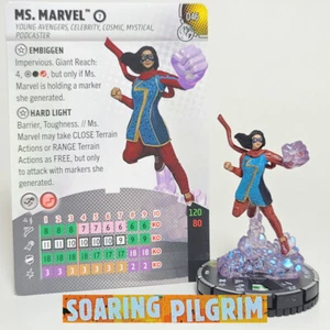 Marvel Heroclix  MS. MARVEL - 046 SUPER RARE  Studios Next Phase Set - Picture 1 of 1