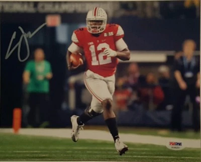 Cardale Jones signed Ohio State Buckeyes 8x10 photo PSA/DNA ROOKIE COA  - Image 1 of 3