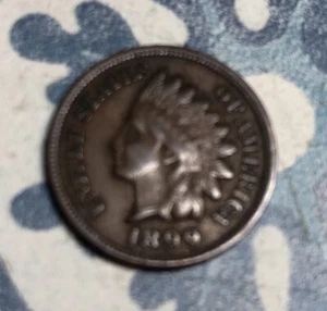 1899 Indian Head Cent — XF Condition — Best Date - Combined Shipping #G070 - Picture 1 of 3