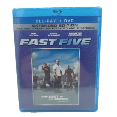 Fast Five (Blu-ray, 2011) Extended Edition - NEW SEALED - Image 1 of 2