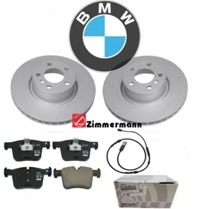 ★ NEW OE Genuine BMW X3 X4 Front Brake Kit F25 Rotors Pads Sensor 34106879122 ★ - Bild 1 von 3