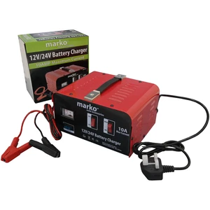 12/24V Car Battery Charger 10AMP Van Vehicle Electric Motorhome Motorcycle HGV - Picture 1 of 1