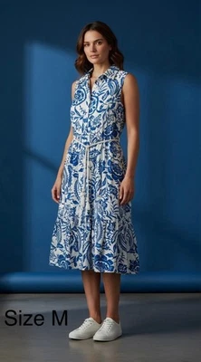 Vestido sem mangas Bogran Boutique feminino estampa floral tamanho médio - Imagem 1 de 2