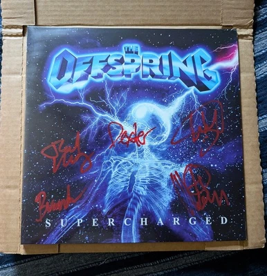 (NEW/SEALED) The Offspring SIGNED Supercharged LIMITED EDITION Red Vinyl (RARE) - Image 1 of 3