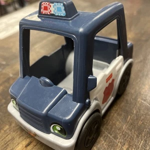 Fisher Price Little People Coche de Policía Comunidad Ciudad Vehículo de 2 Plazas Personas - Imagen 1 de 4