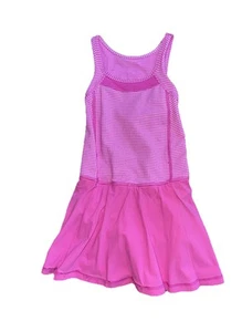 IVIVVA By Lululemon One-Piece Swimsuit Pink Skirted Girls Toddler 4 - Picture 1 of 4