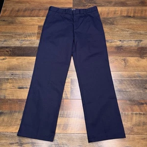 French Toast Pants Boys 14 Husky Navy Blue Adjustable Waist Uniform New - Picture 1 of 13