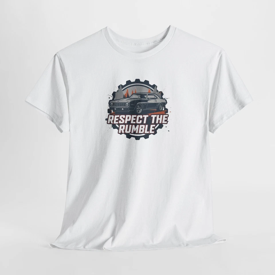 Camiseta Respect The Rumble | Camisa gráfica Muscle Car Foto 1 de 1