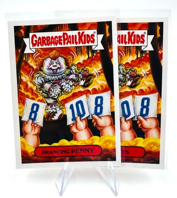 Prancing PENNY TED Lights 6a 6b Garbage Pail Kids Oh the HORROR-ible Modern Film - Image 1 of 4