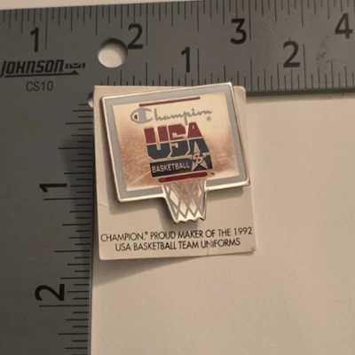 Broche Champion 1992 Olympic Basketball "Dream Team" EUA LE, Michael Jordan - Imagem 1 de 2