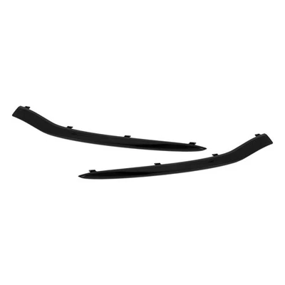 Pair Set of 2 Bumper Face Bar Trims Molding Step Pads Front Driver & Passenger Foto 1 de 4