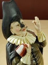 PORCELLANA CAPODIMONTE Maschera. Carnevale BALANZONE