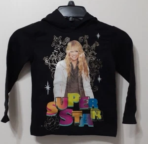 Hannah Montana Lightweight Hoodie Pullover Girls X-Small 4/5 - Picture 1 of 2