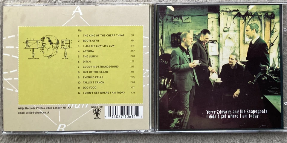 Terry Edwards - I Didn't Get Where I Am Today / CD - Bild 1 von 1