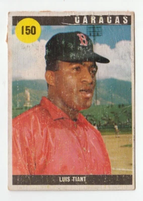 Venezuela Sport Grafico Ovenca 1970 Luis Tiant #150 Leones Del Caracas - Image 1 of 2